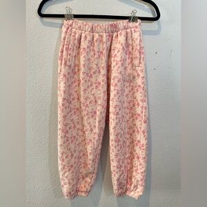 Girls Love Shack Fancy x Gap Pink Floral Sweatpants